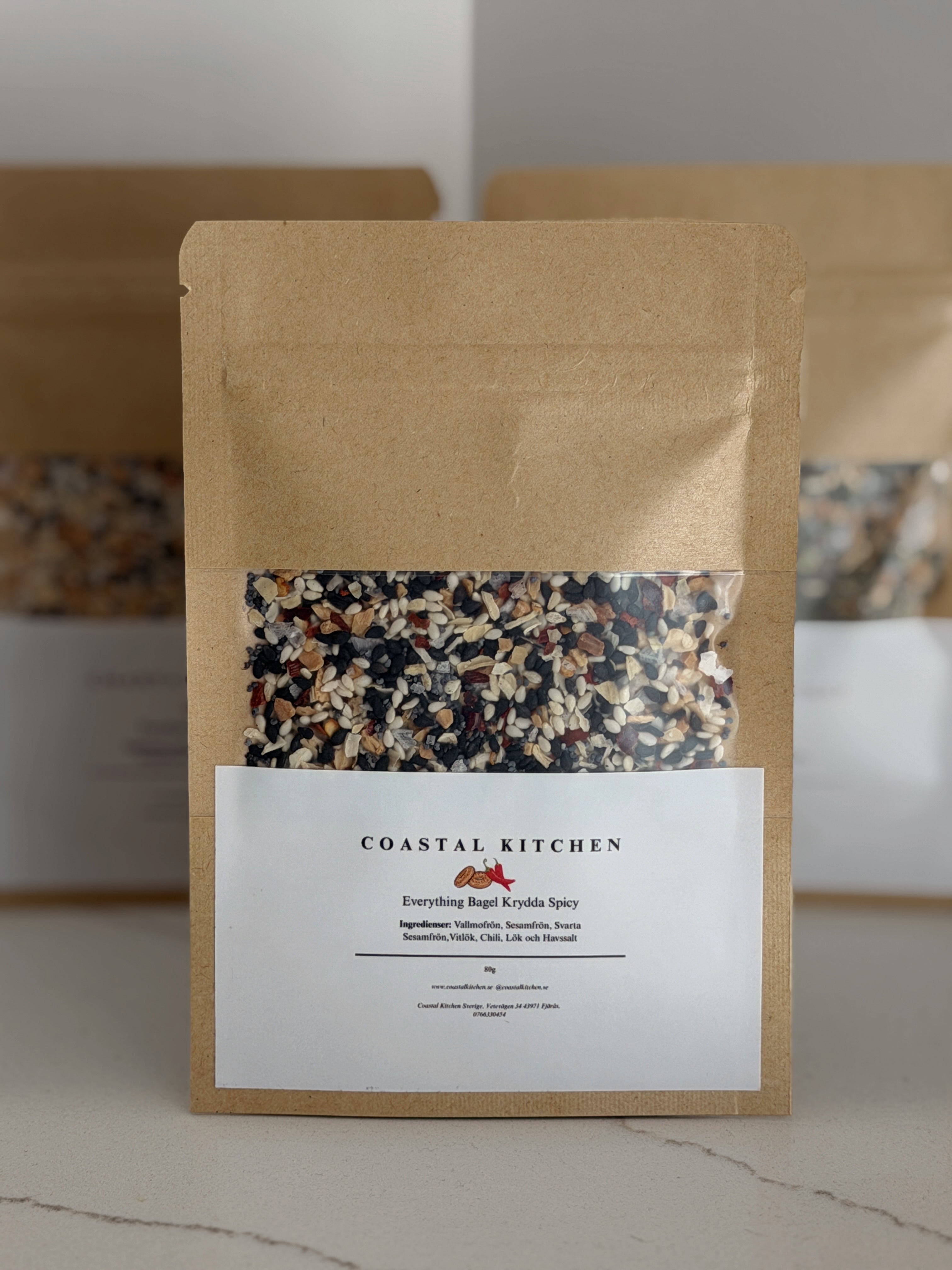 Everything Bagel Krydda SPICY - Refill Påse